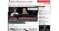 Desktop Screenshot of iplaythepiano.com