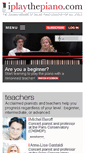 Mobile Screenshot of iplaythepiano.com